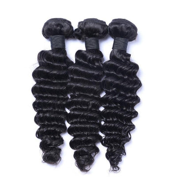 Deep Wave Brazilian Hair 3 Bundles Pack - Neobeauty Hair